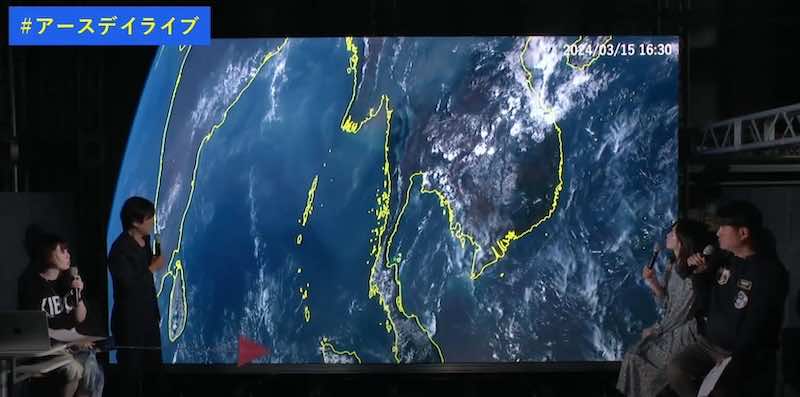 KIBO宇宙放送局でアースデイライブ 2024 〜丸い地球をほぼ生中継。〜